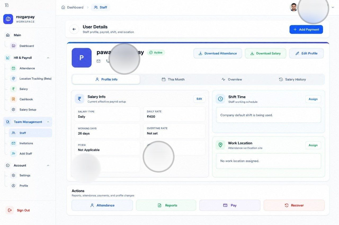 DeskGo attendance and workforce workflow